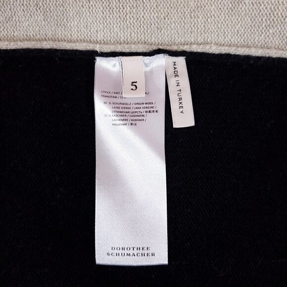 Dorothee Schumacher Womens 5 US XL Multicolor Colorblock Wool Cashmere Sweater - Picture 6 of 12